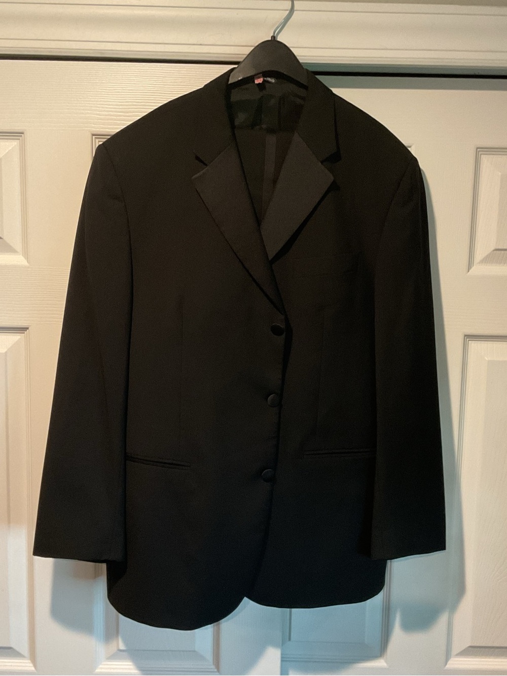 Missoni Vintage Men’s Black Tuxedo Suit Jacket & Pants Set Formal Wedding, 46 R